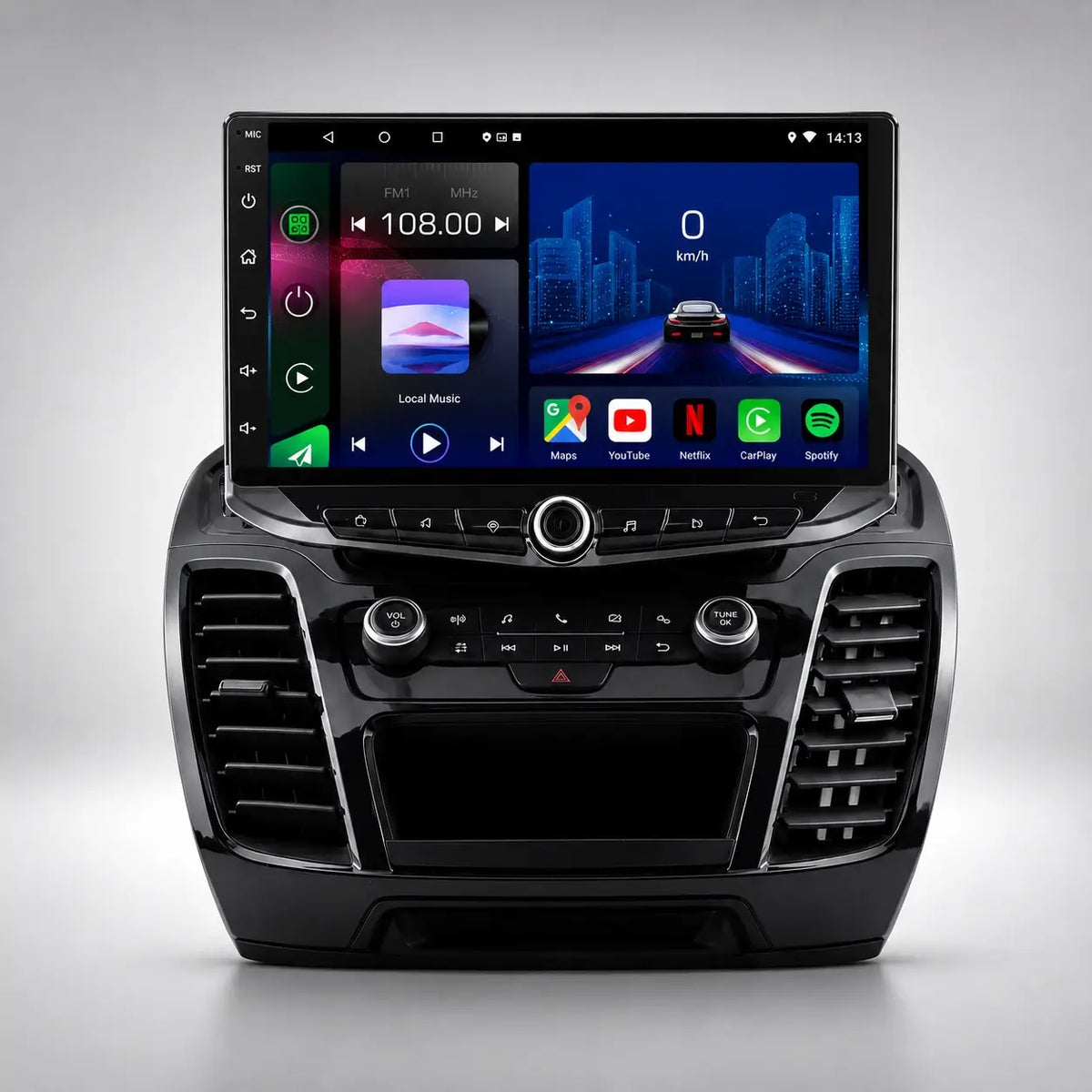 TOP TAKTIL Android 15 car stereo for Ford Transit Connect and Tourneo 2018 to 2020