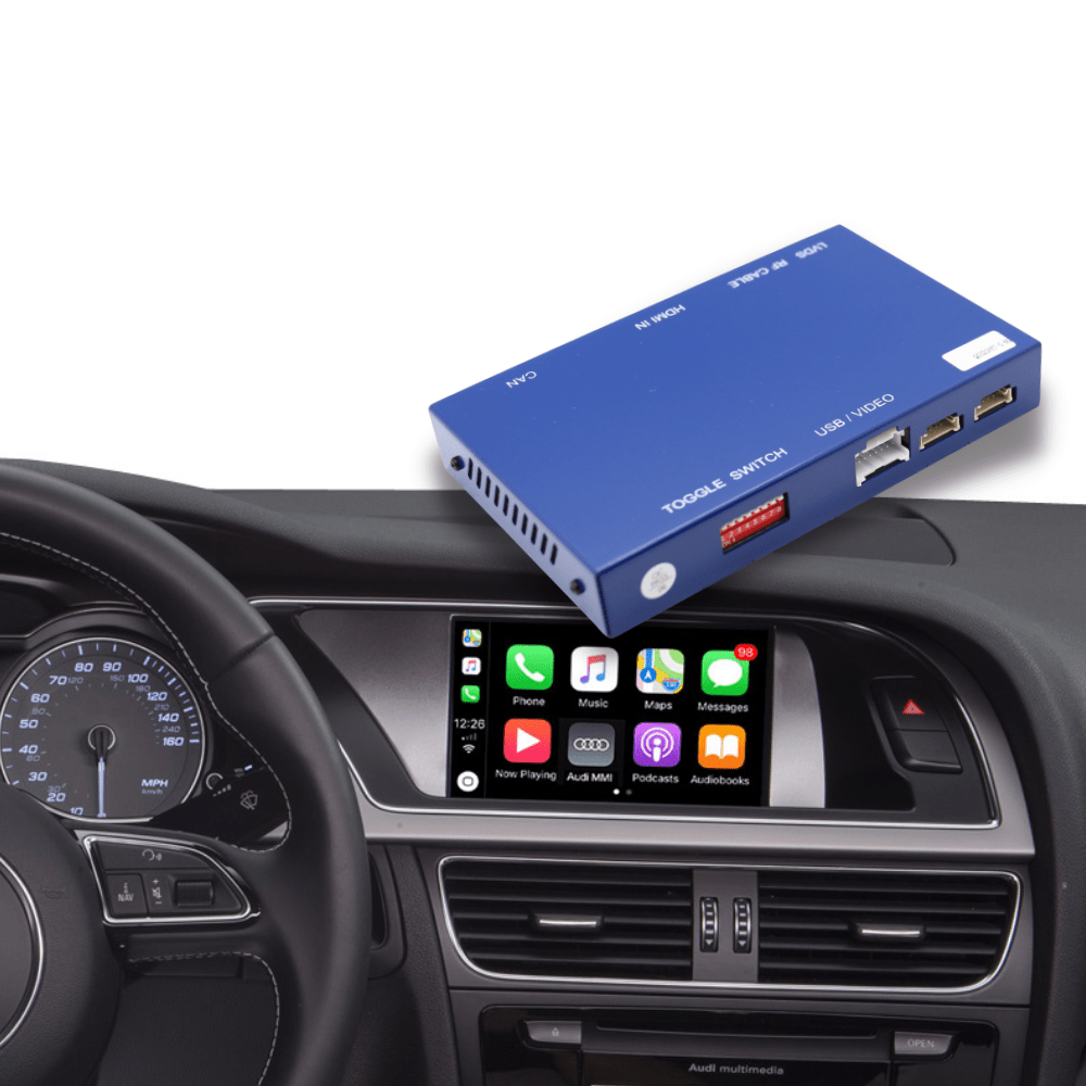TOP TAKTIL Apple CarPlay and Android Auto retrofit module for Audi with original screen