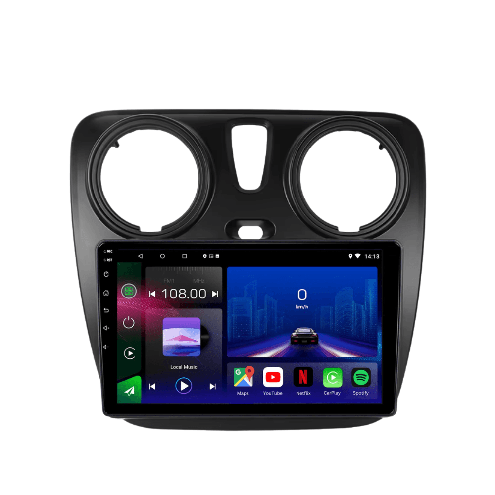 TOP TAKTIL Android 15 car stereo for Dacia Dokker and Lodgy 2013 to 2023