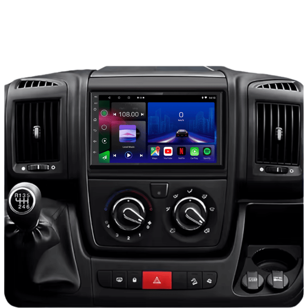 TOP TAKTIL Android 15 Head Unit for Peugeot Boxer, Fiat Ducato and Citroën